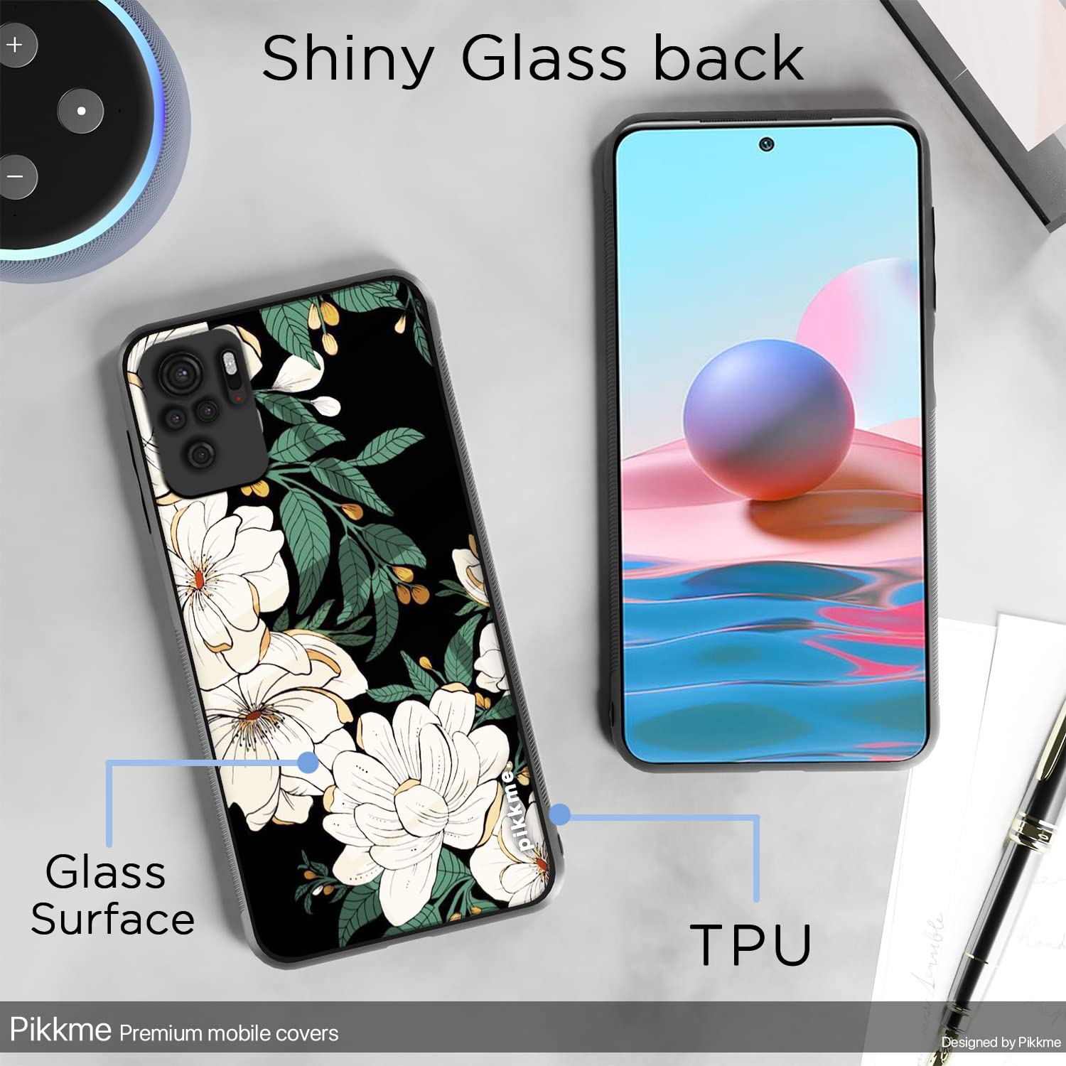 Redmi Note 10/Note 10s Flower phone cover by Pikkme – photo 3