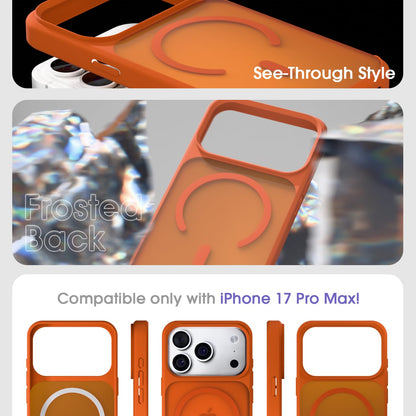 Orange smoke mag-safe MagSafe back cover for iPhone 17 Pro Max – Pikkme – photo 3