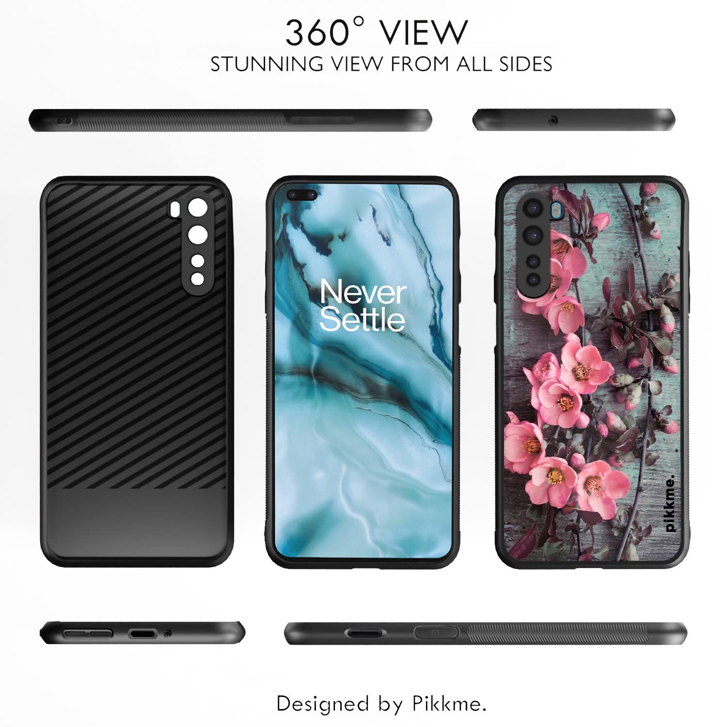 Pikkme Flower mobile back cover for OnePlus Nord – photo 2