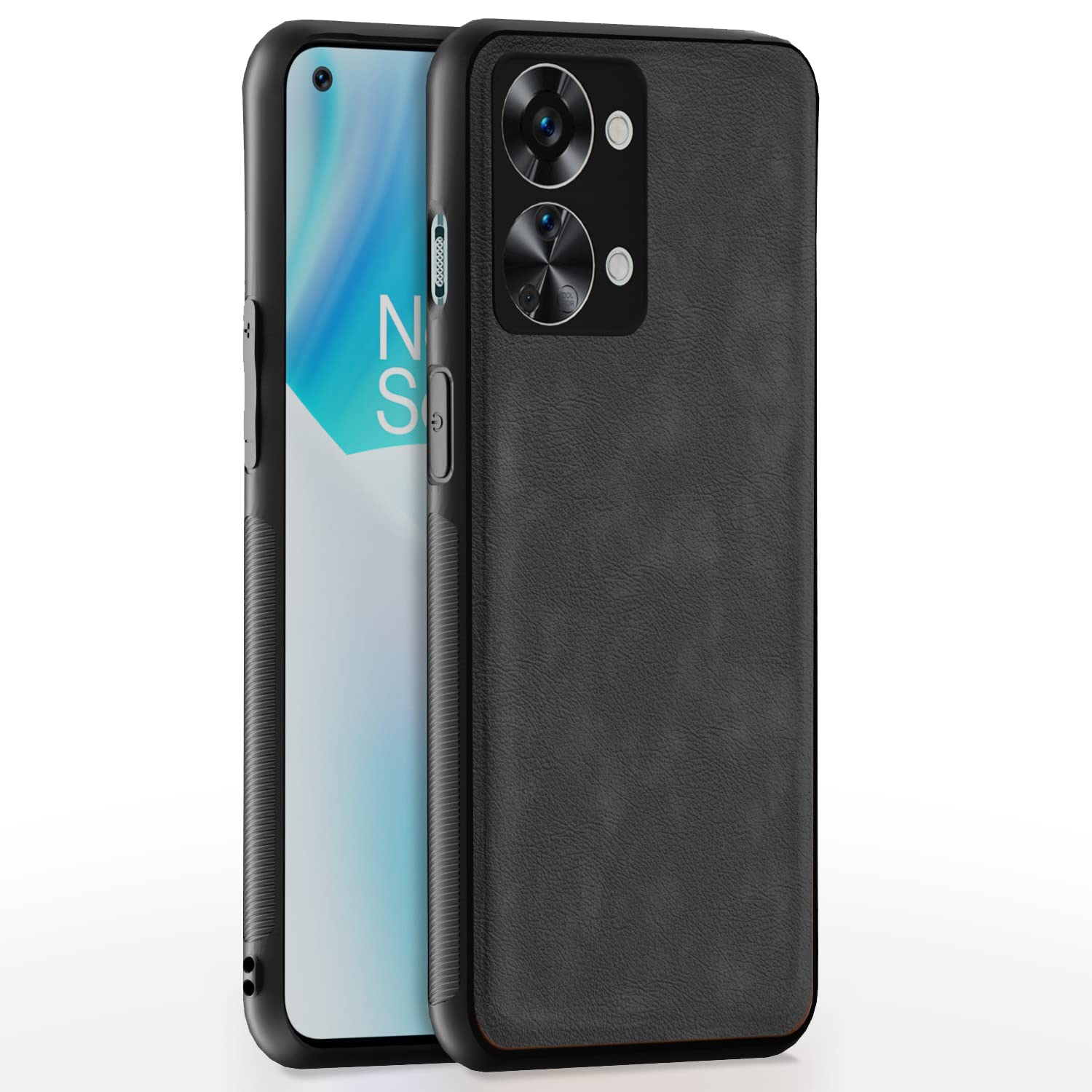 Pikkme OnePlus Nord 2T 5G Leather grey mobile back cover