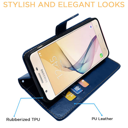 Blue & brown flip cover for Samsung J5 Prime – Pikkme – photo 6