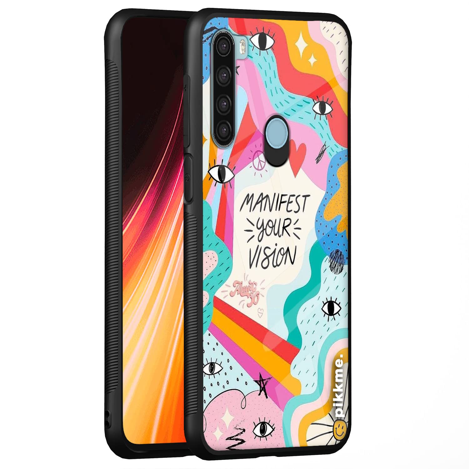 Redmi Note 8 Hybrid mobile back cover by Pikkme