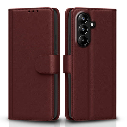 Pikkme brown wallet flip cover for Samsung A27/M47 5G
