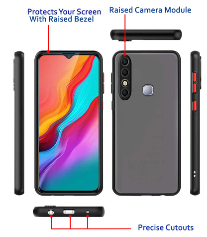 Pikkme black mobile back cover for Infinix Hot 8 – photo 3