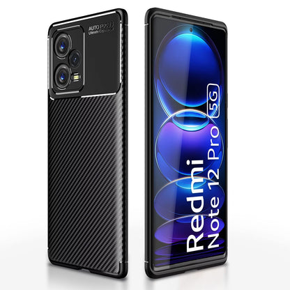 Pikkme black mobile cover for Redmi Note 12 Pro 5G