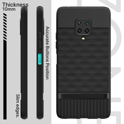 Pikkme Redmi Note 10 Lite/Note 9 Pro/Pro Max/Poco M2 Pro Silicone black mobile back cover – photo 3