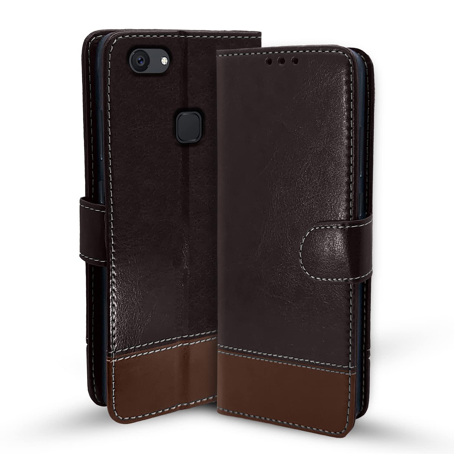 Coffee & brown flip case for Vivo V7 Plus/V7 – Pikkme
