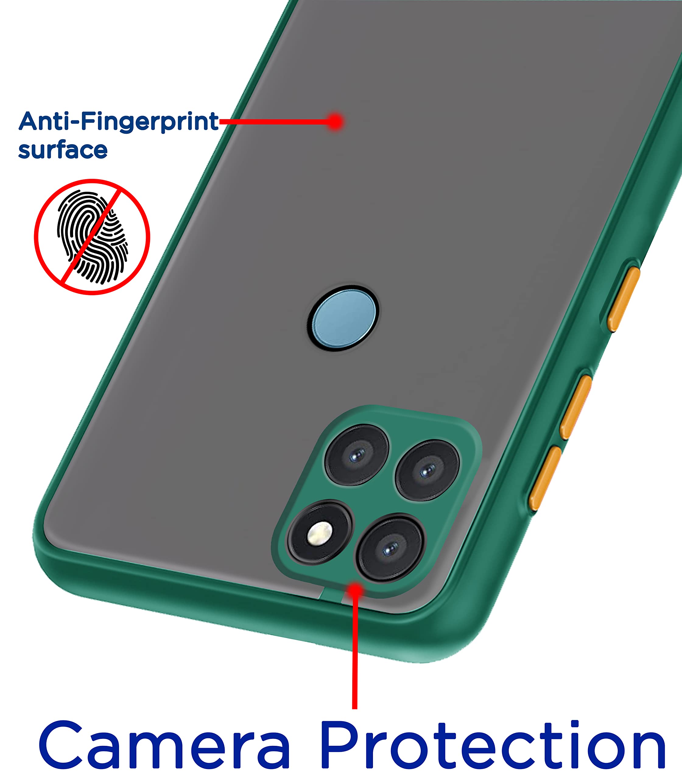 Green mobile cover for Realme C21Y/C25Y – Pikkme – photo 2