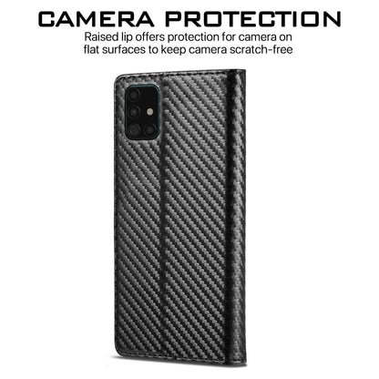 Black Wallet flip case for Samsung A51 – Pikkme – photo 4