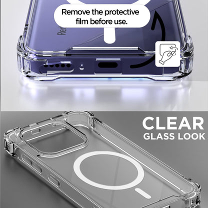 Redmi Note 14/13 5G mobile back cover in transparent mag-safe by Pikkme – photo 3