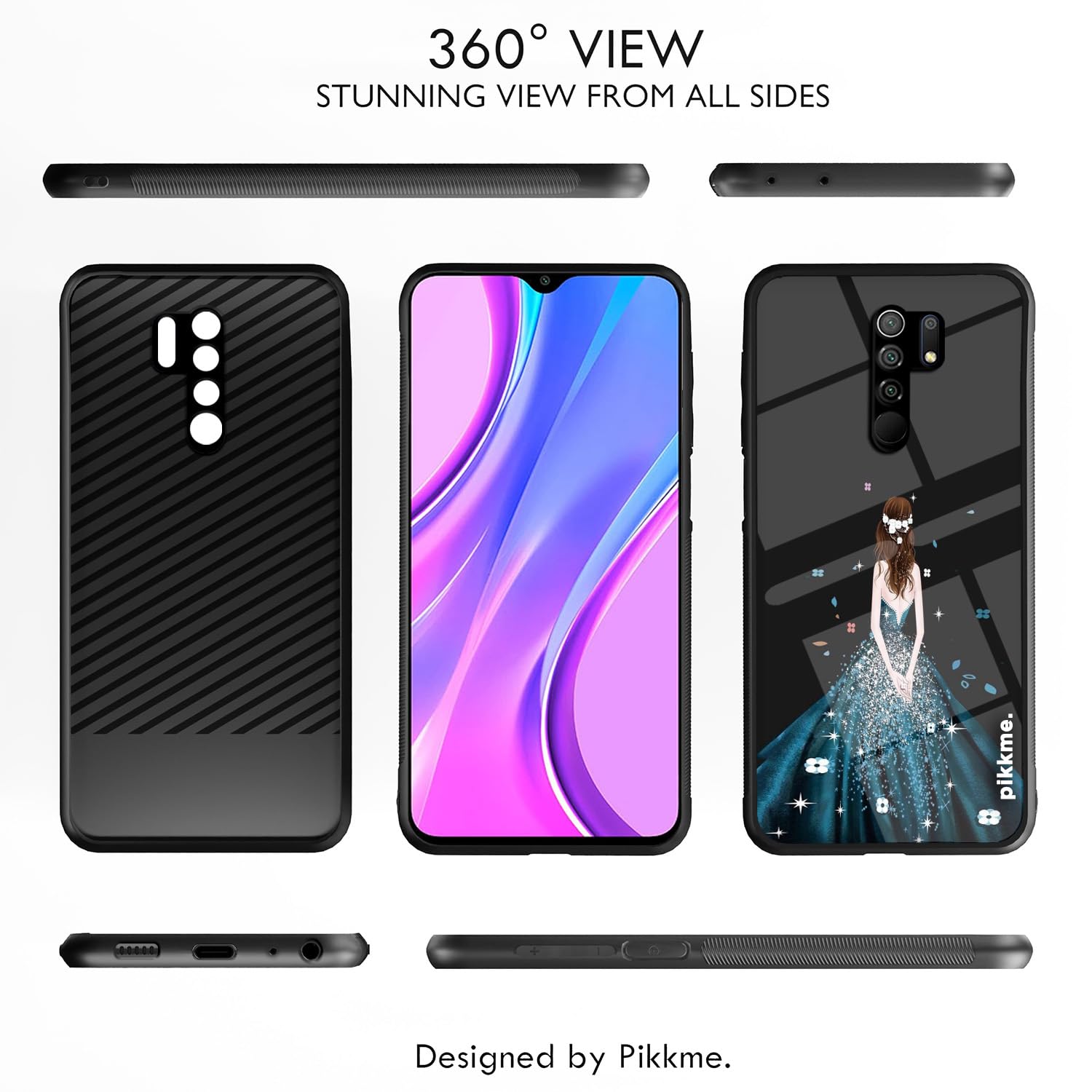 Pikkme Redmi 9 Prime Hybrid mobile back cover – photo 2