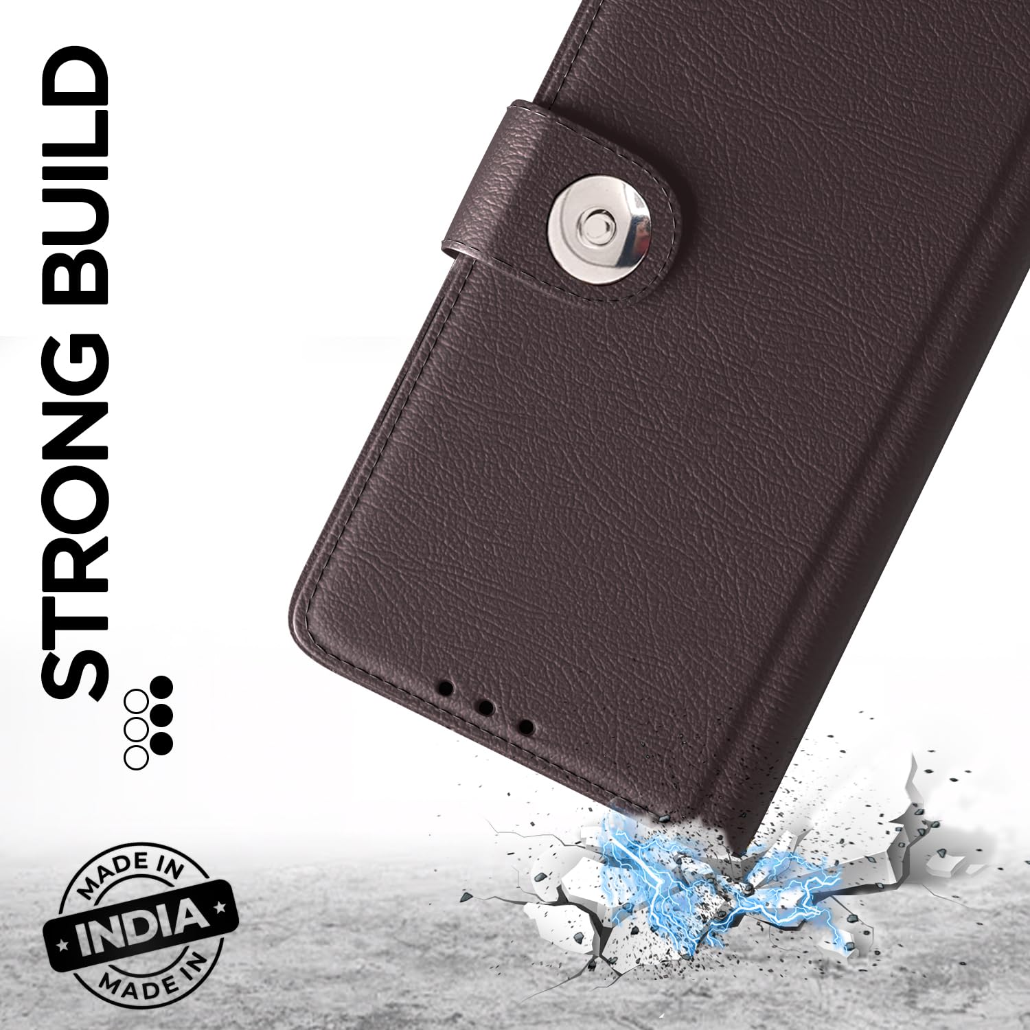 Pikkme coffee Button flip case for Infinix Note 40 5G – photo 7
