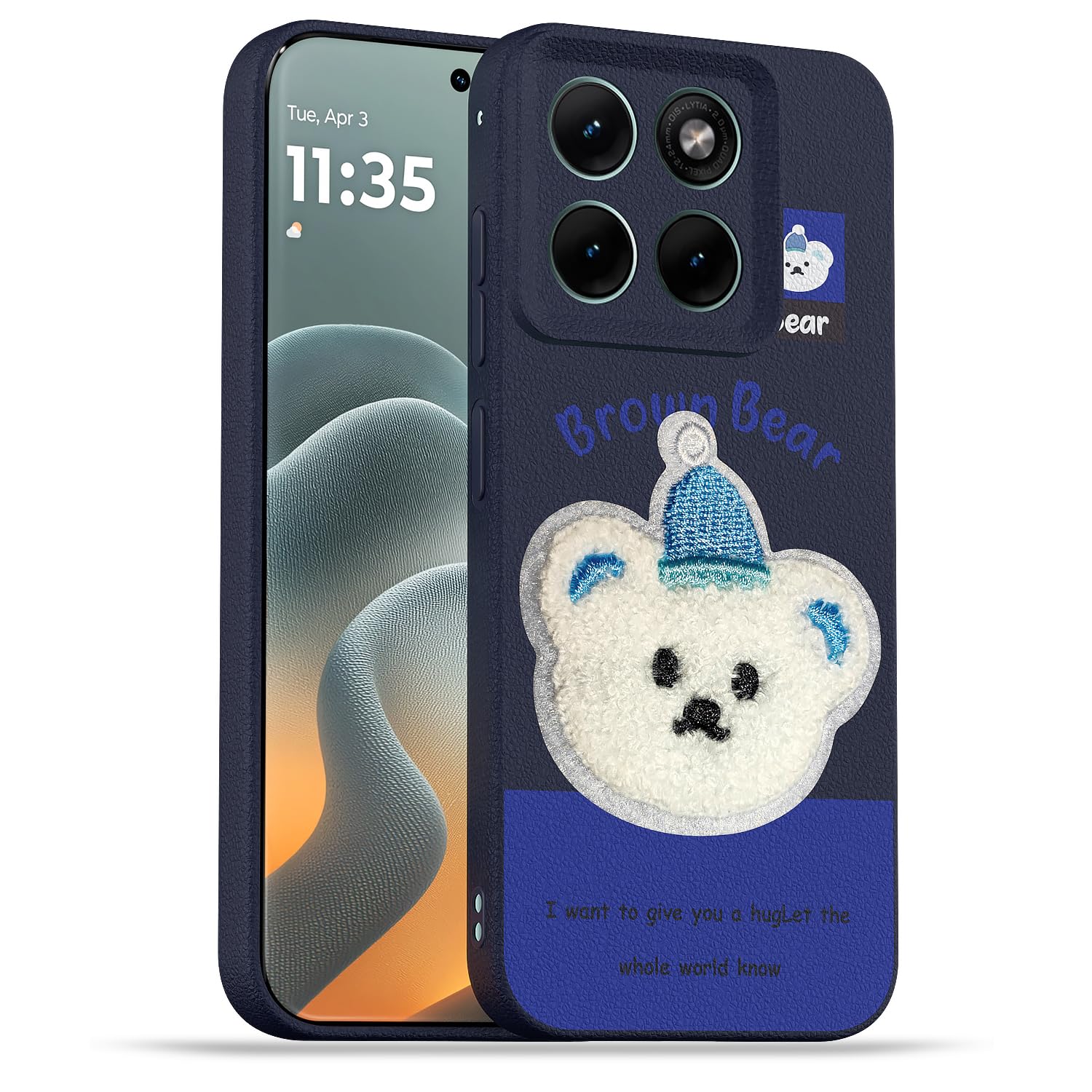 Moto Edge 70 Fusion 5G phone cover in blue by Pikkme