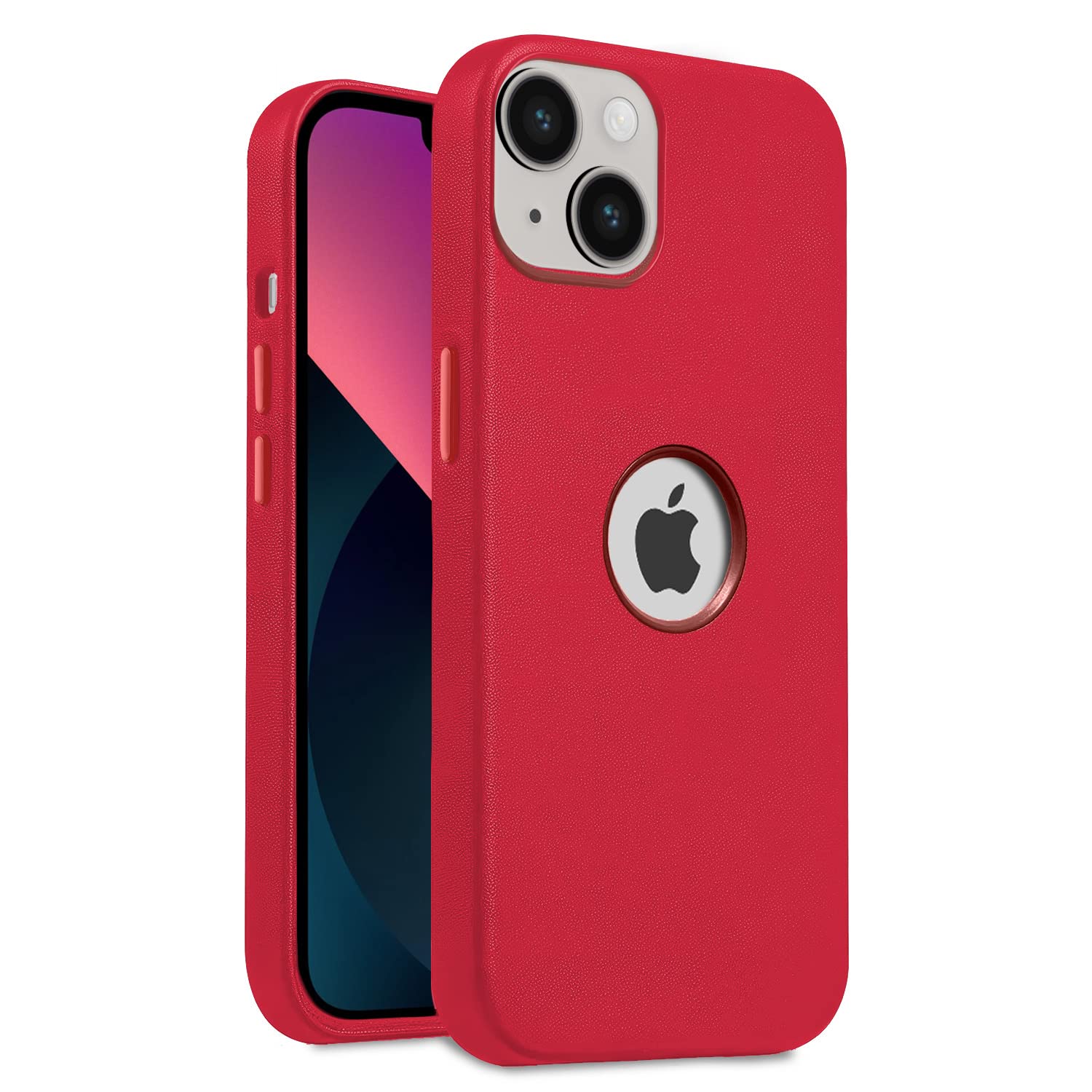 iPhone 14 mobile cover in crimson by Pikkme