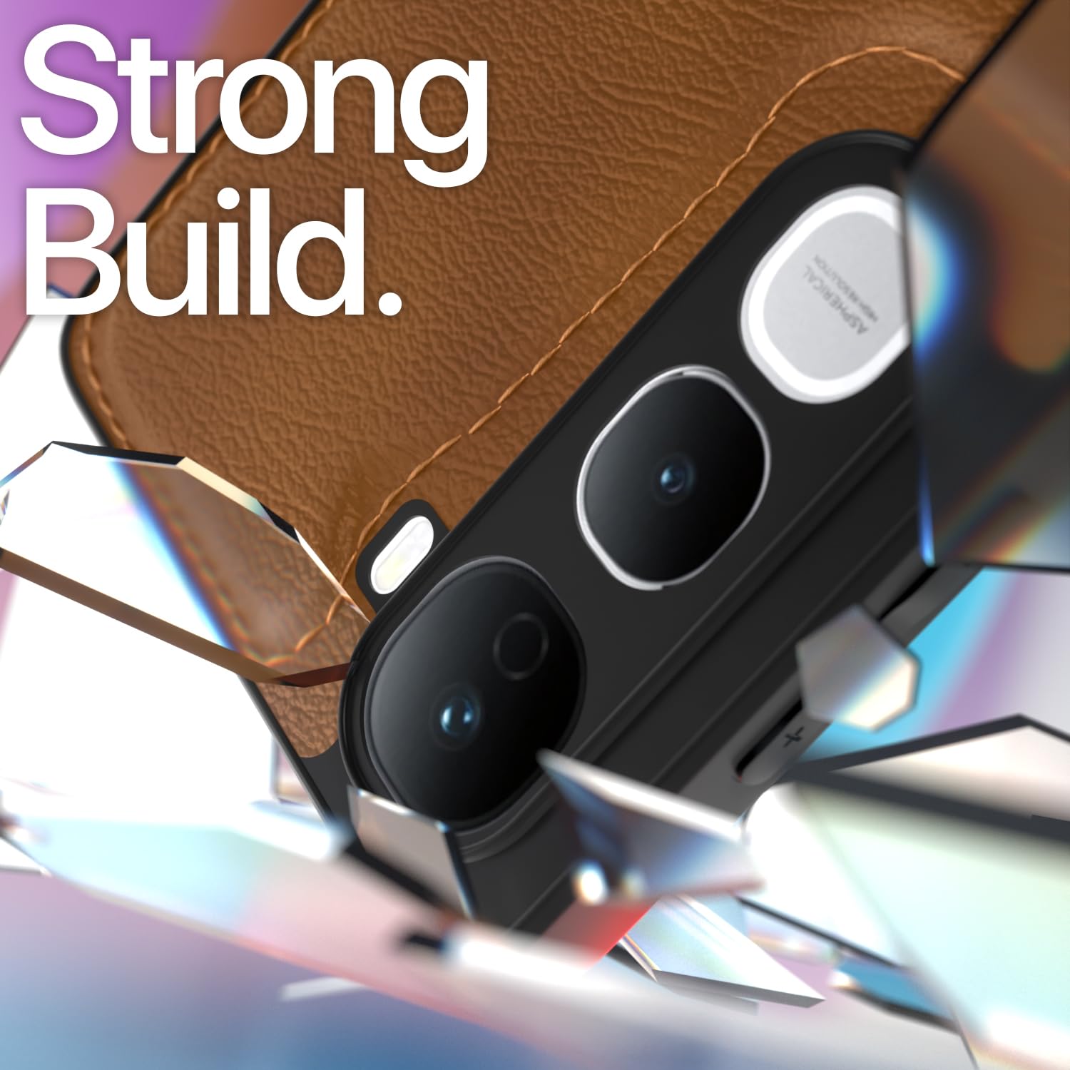 Vivo Y400 Pro 5G back cover in brown by Pikkme – photo 6
