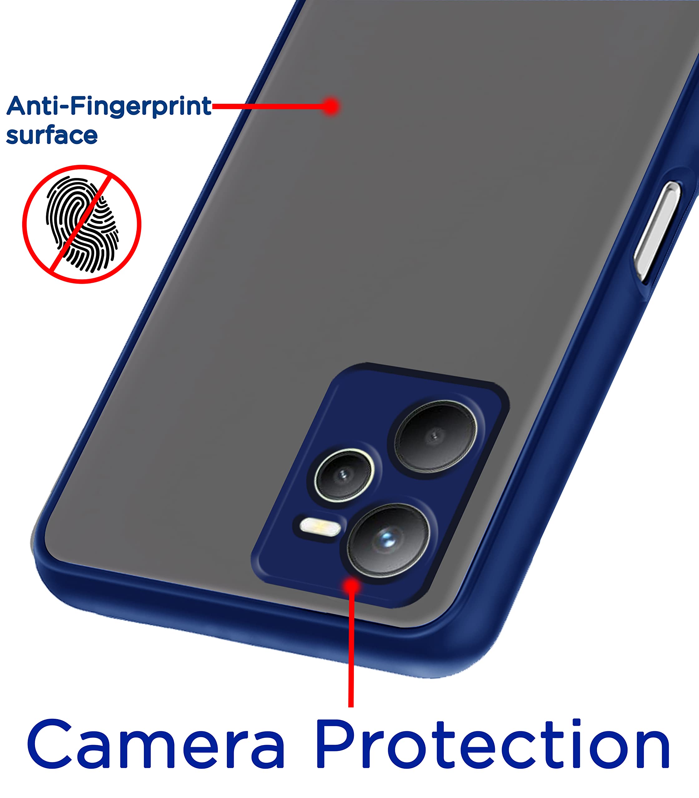 Realme C35 mobile cover in blue by Pikkme – photo 2