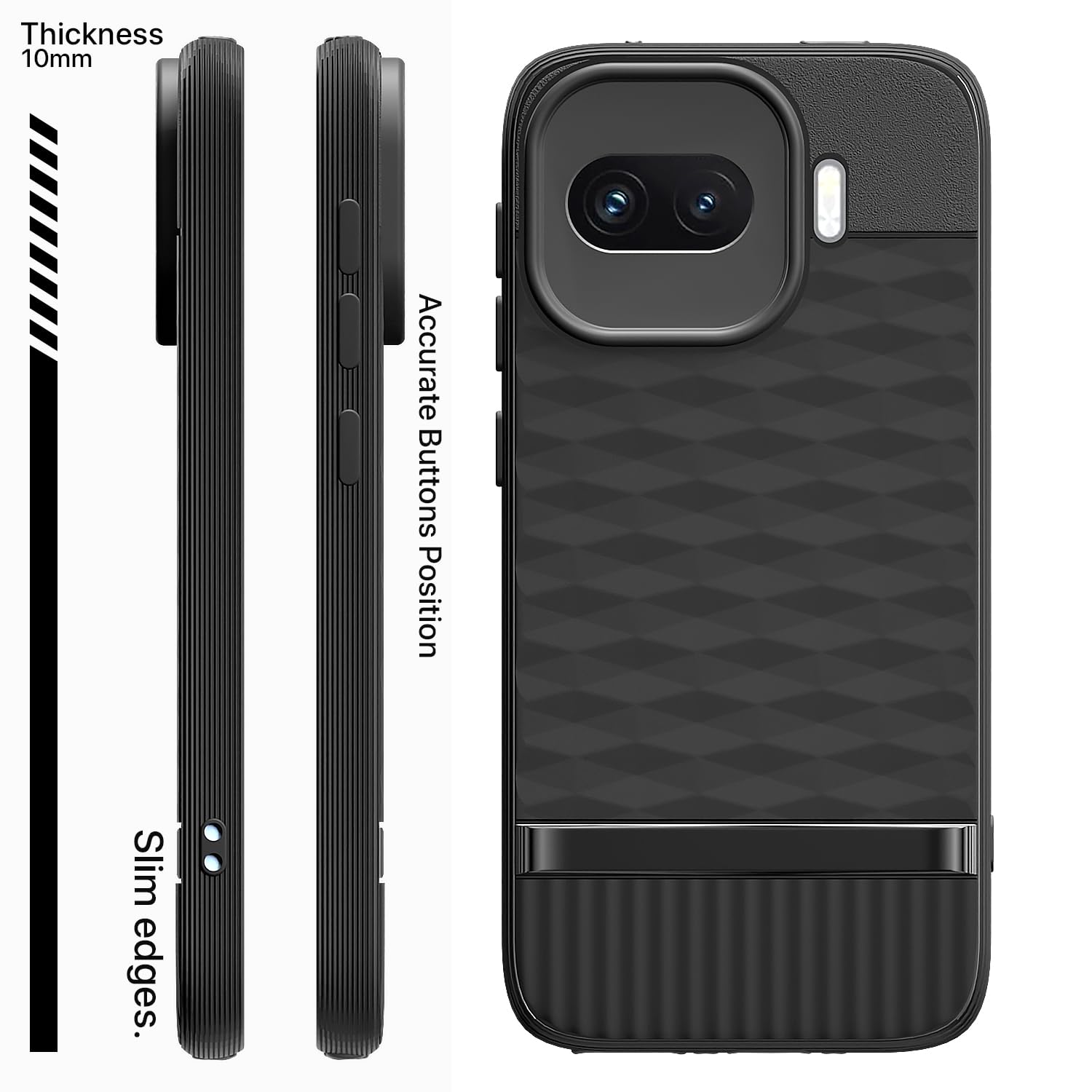 Pikkme black back cover for iQOO 15R 5G – photo 3