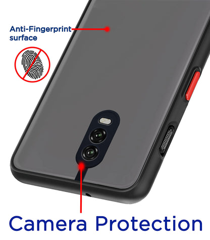 Pikkme black Matte mobile back cover for OnePlus 6T – photo 2