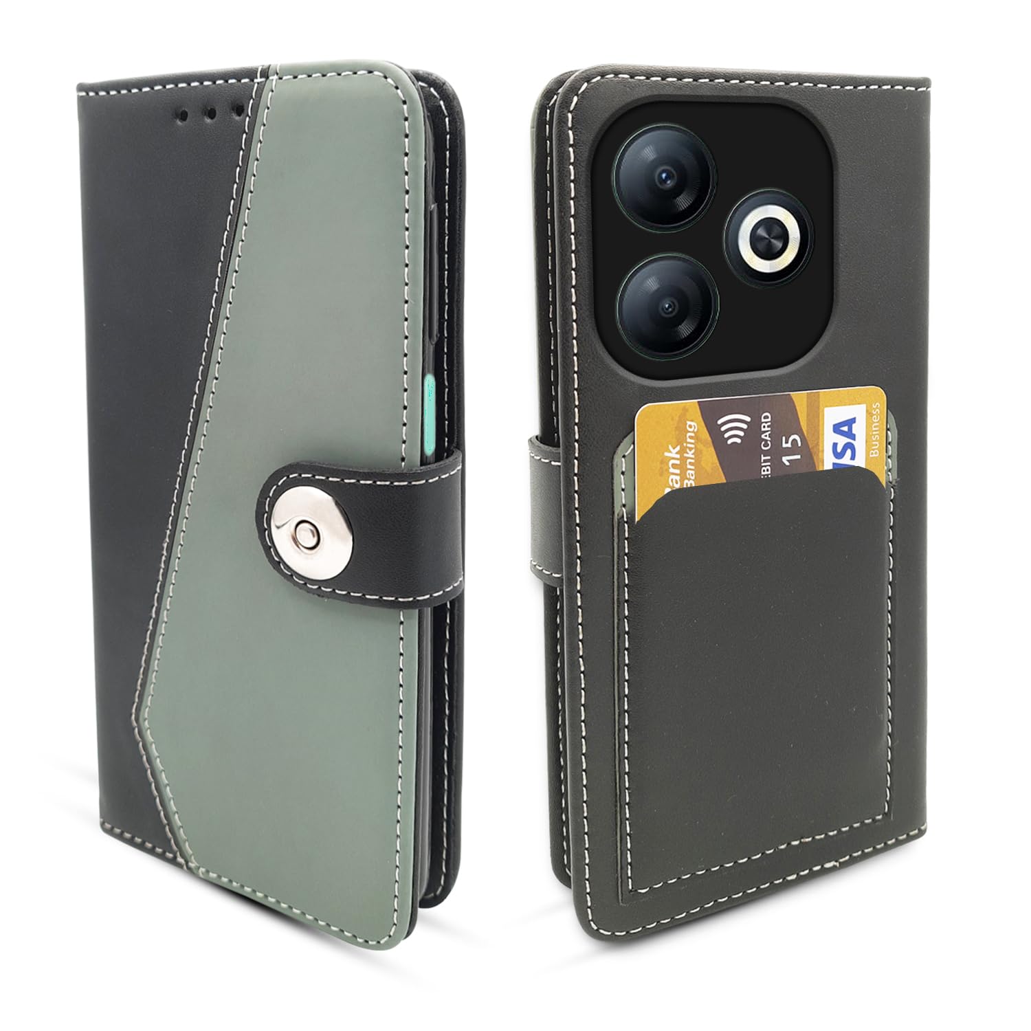 Pikkme Back Pocket Flip Cover