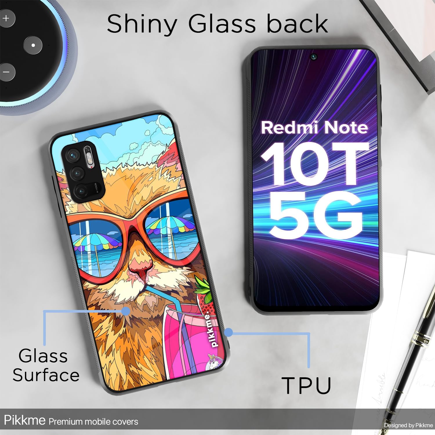 Pikkme Redmi Note 10T/Poco M3 Pro 5G Cat mobile back cover – photo 3