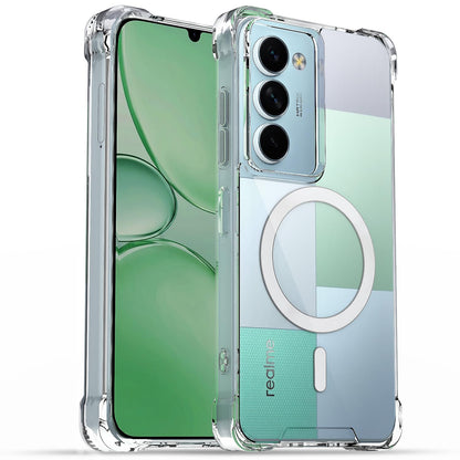 Pikkme transparent mag-safe MagSafe mobile cover for Realme P4 Lite 5G