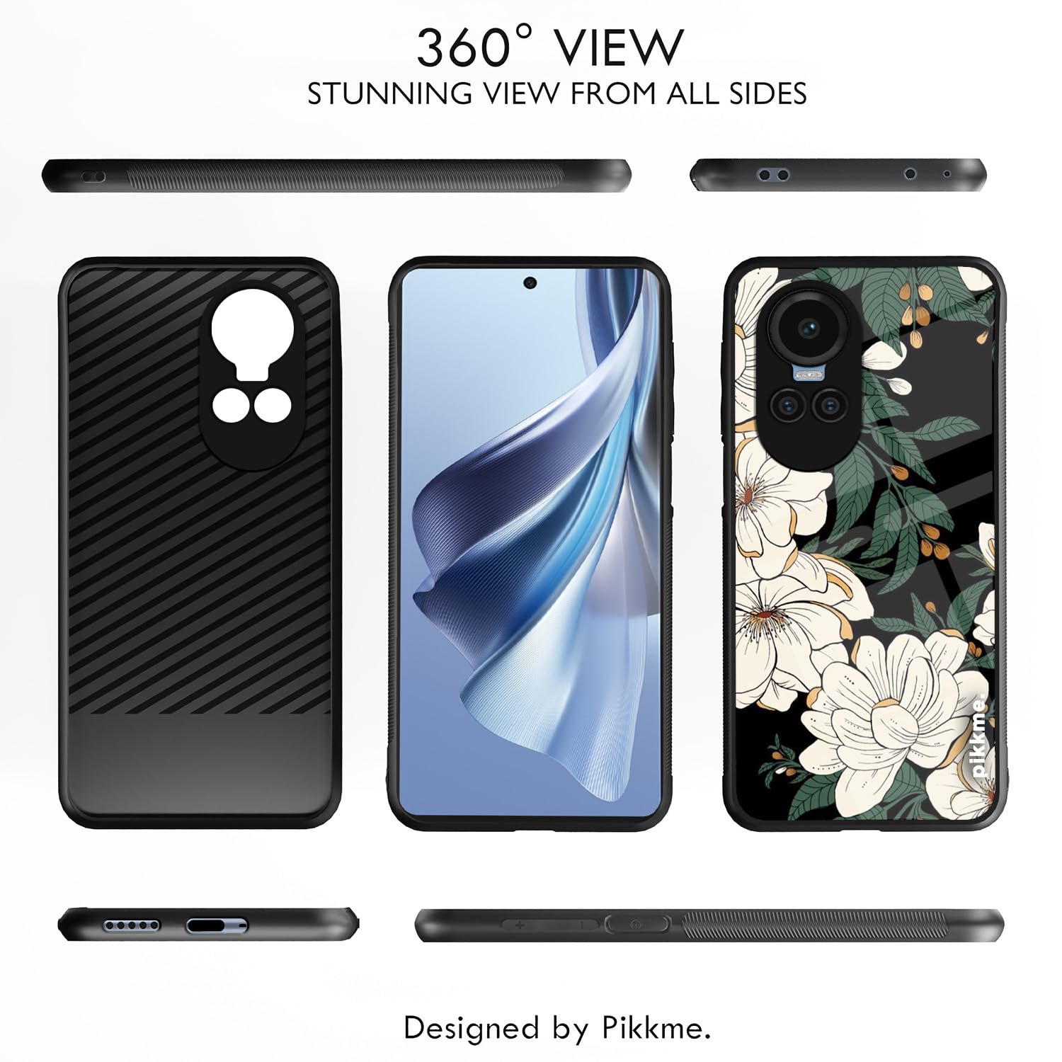 Oppo Reno 10 5G Flower mobile back cover by Pikkme – photo 2