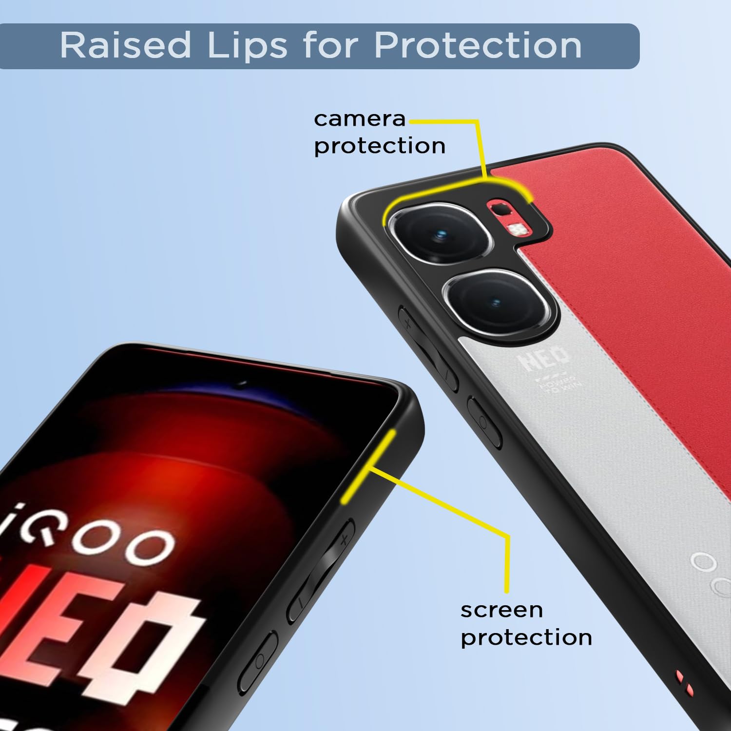 Black phone cover for iQOO Neo 9 Pro 5G – Pikkme – photo 4