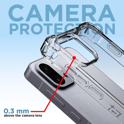 Pikkme OnePlus 13s 5G PC + TPU Crystal Clear Back Cover (Transparent)