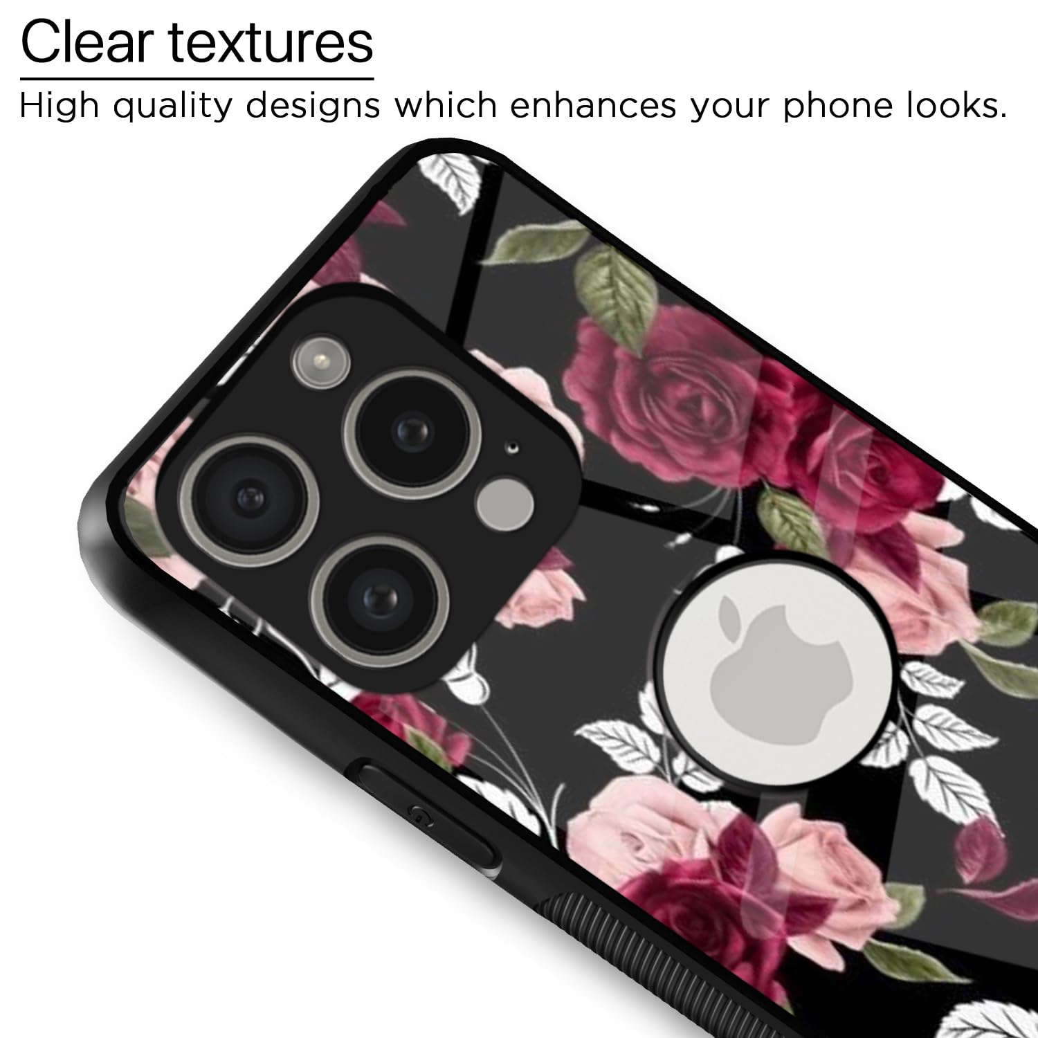 Pikkme Flower mobile back cover for iPhone 15 Pro – photo 4