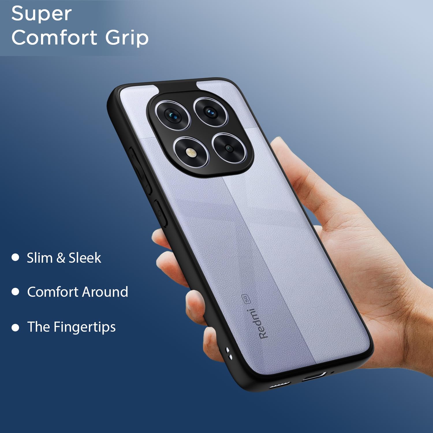 Pikkme Redmi Note 14 Pro/Note 14 Pro Plus 5G black mobile cover – photo 6