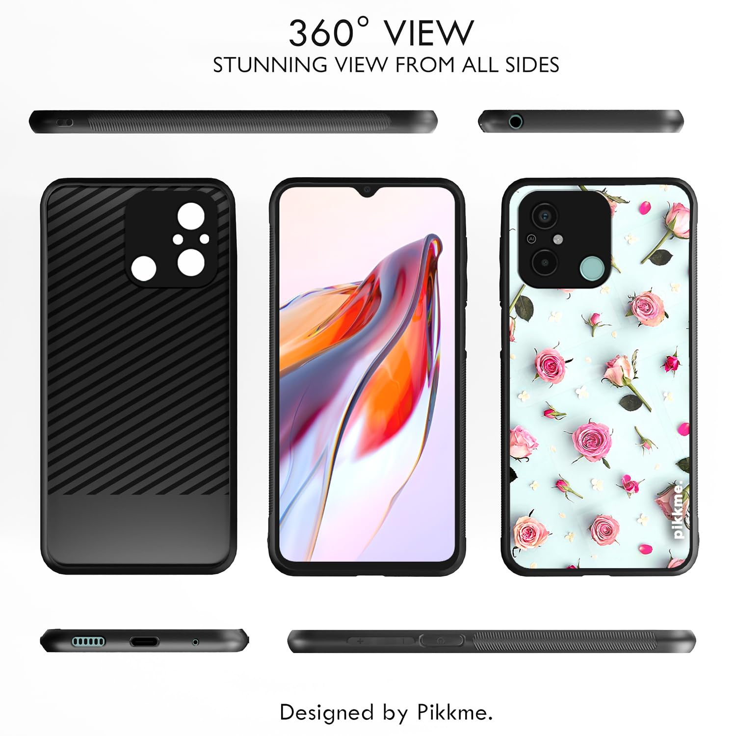 Pikkme Flower mobile cover for Redmi 12C/Poco C55 – photo 2