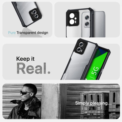 Redmi K50i 5G Hybrid mobile back cover in black by Pikkme – photo 4