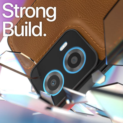 Pikkme brown Leather back cover for Moto G34/G45 5G – photo 5