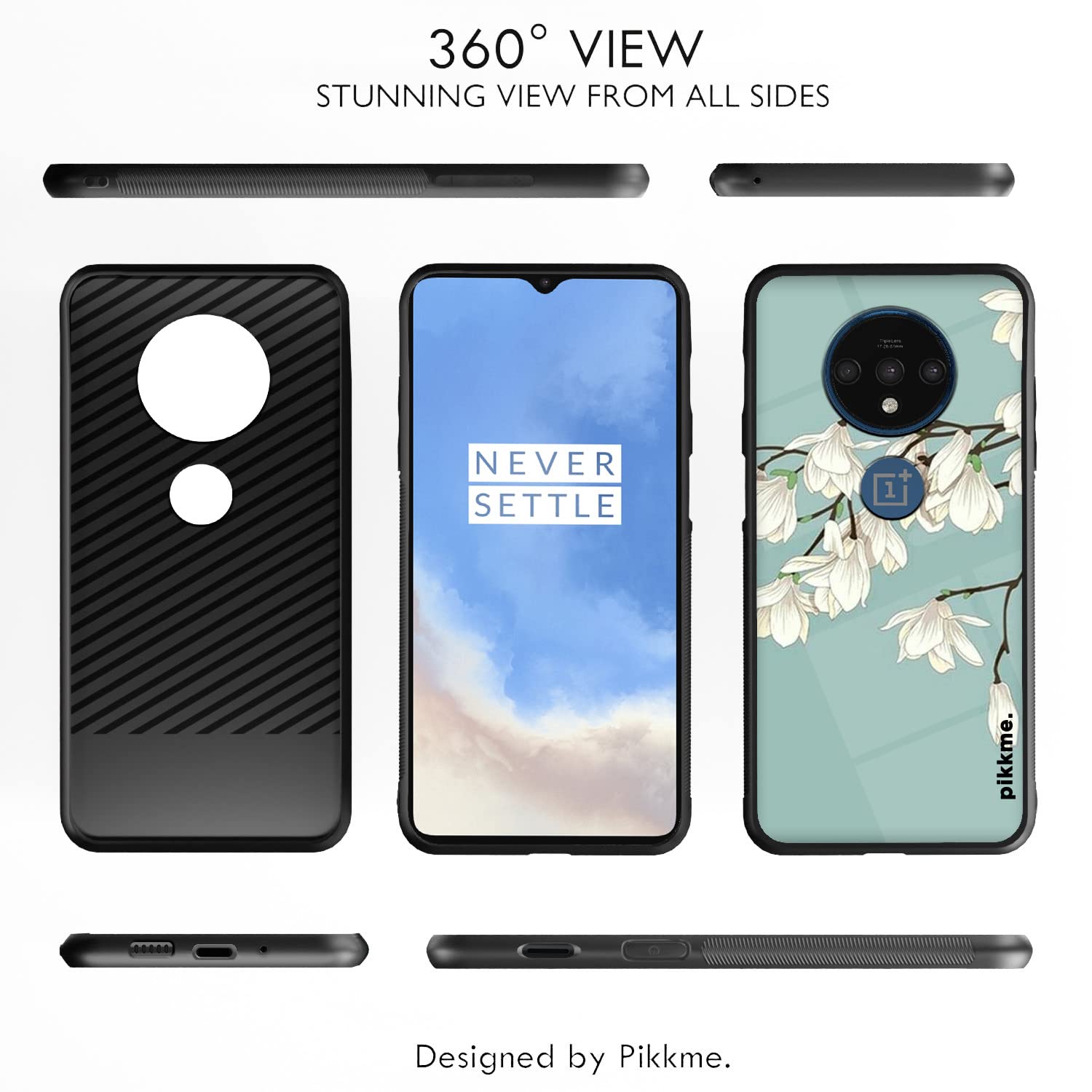 Pikkme OnePlus 7T Flower mobile cover – photo 2