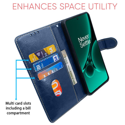 Pikkme blue & brown flip cover for OnePlus Nord CE 3 5G – photo 3