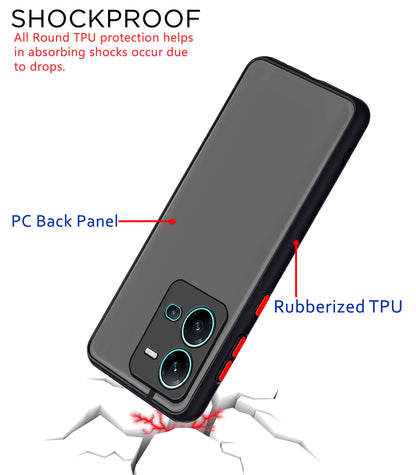 Pikkme Vivo V25 5G black mobile back cover – photo 4