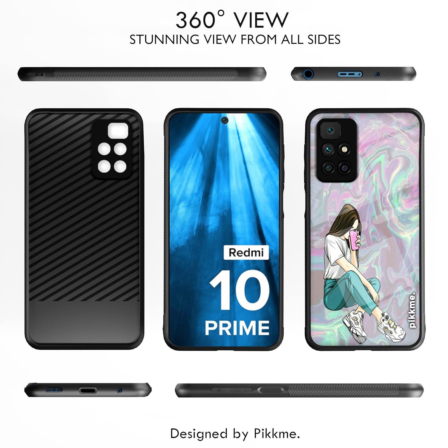 Pikkme Hybrid back cover for Redmi 10 Prime – photo 2