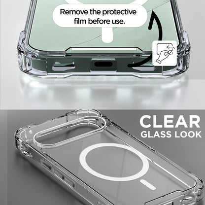 Google Pixel 11 Pro XL MagSafe phone cover in transparent mag-safe by Pikkme – photo 3
