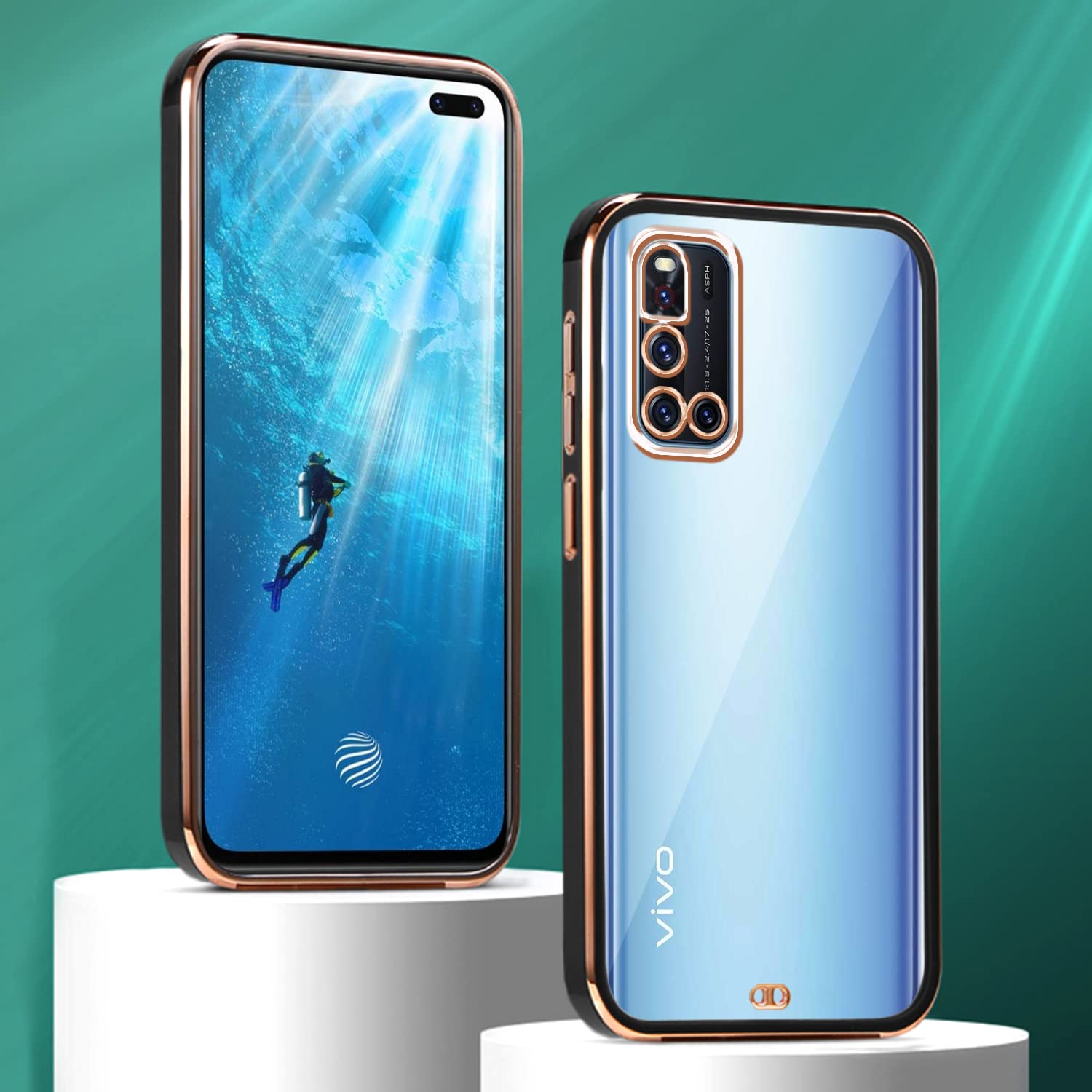 Vivo V19 back cover in black by Pikkme – photo 3