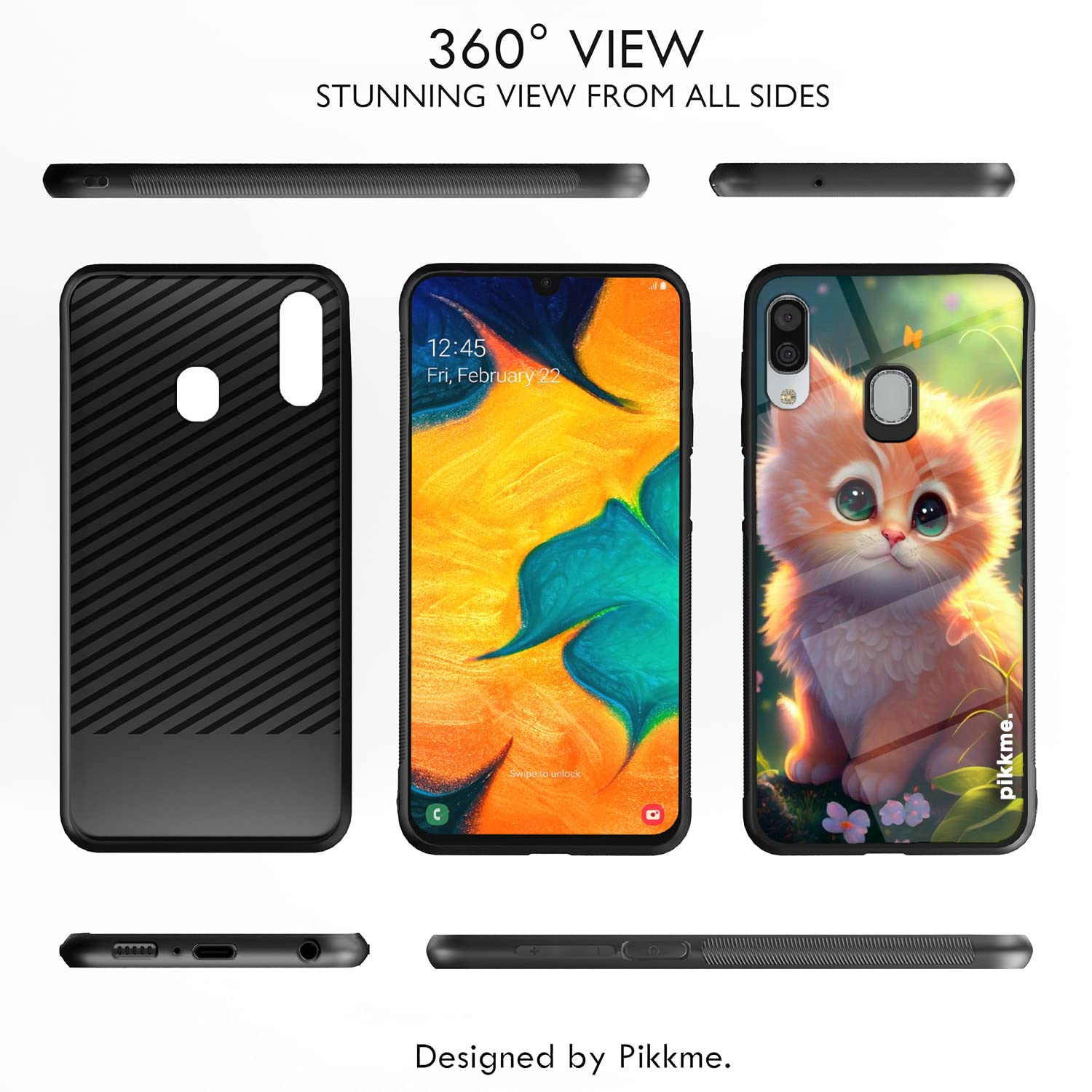 Pikkme Samsung A20/A30/M10s Cat mobile back cover – photo 2