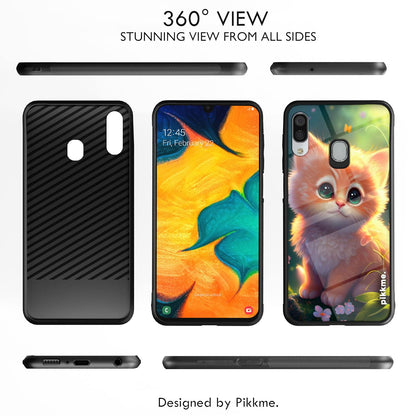 Pikkme Samsung A20/A30/M10s Cat mobile back cover – photo 2