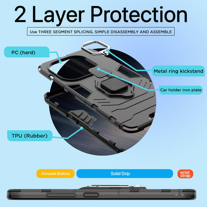 Black D5 Tough Armor mobile cover for iQOO 13 5G – Pikkme – photo 4