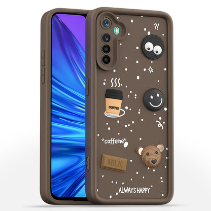 Pikkme Realme 5/5s/5i/3D brown phone cover