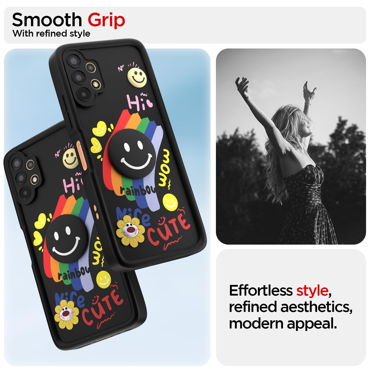 Pikkme black phone cover for Samsung A13 4G/A13 5G – photo 2