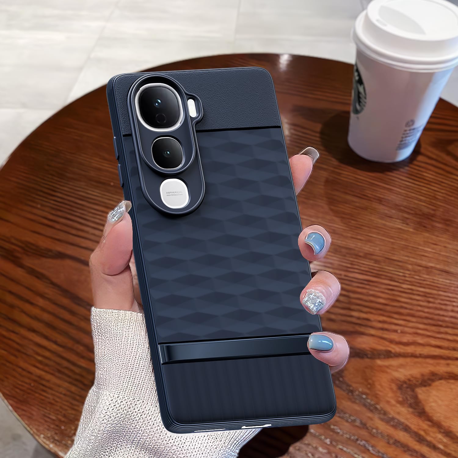 Pikkme Vivo Y400 Pro 5G Silicone blue mobile cover – photo 7