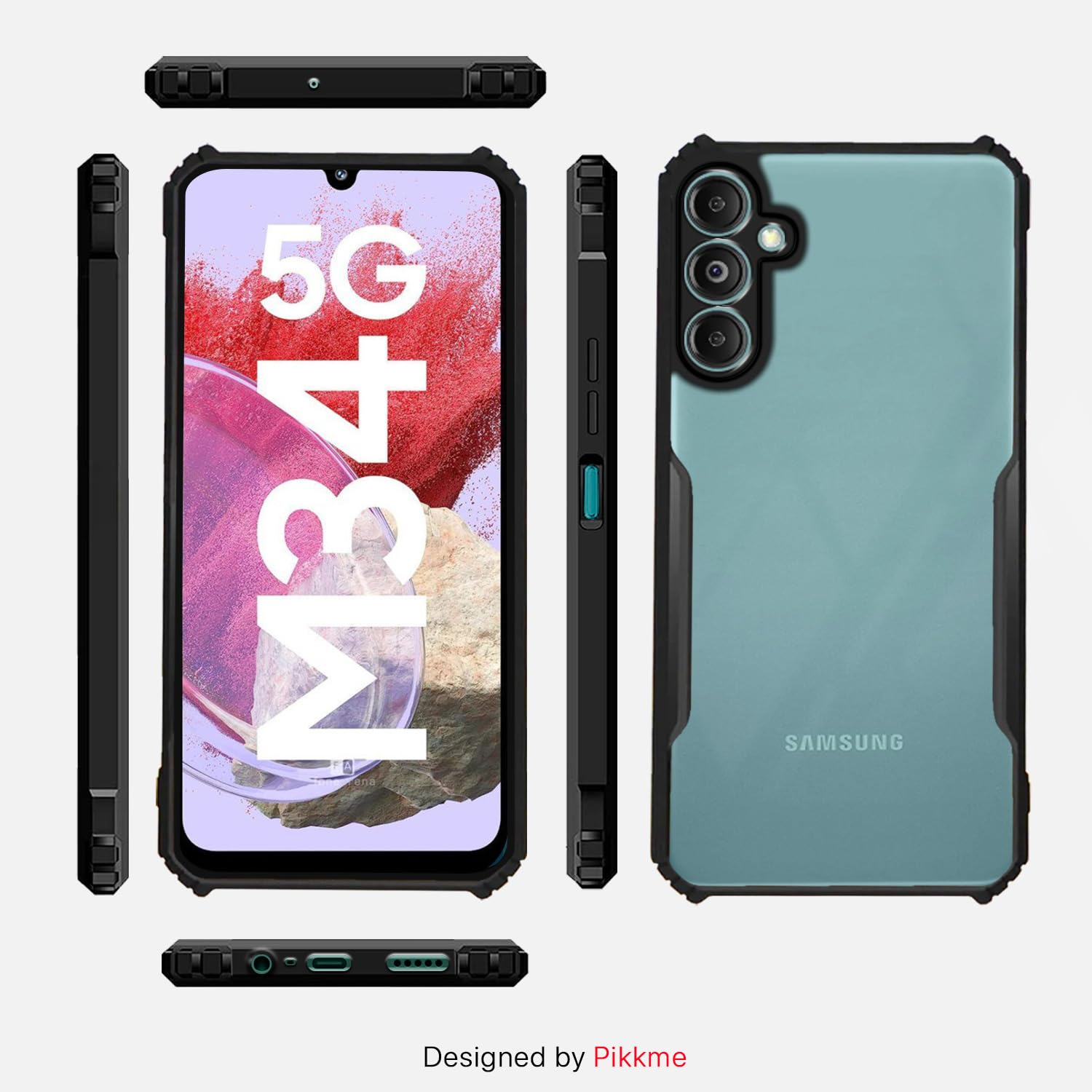 Pikkme black mobile cover for Samsung M34/F34 5G – photo 3