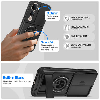 Pikkme Vivo Y400 Pro 5G black mobile back cover – photo 3