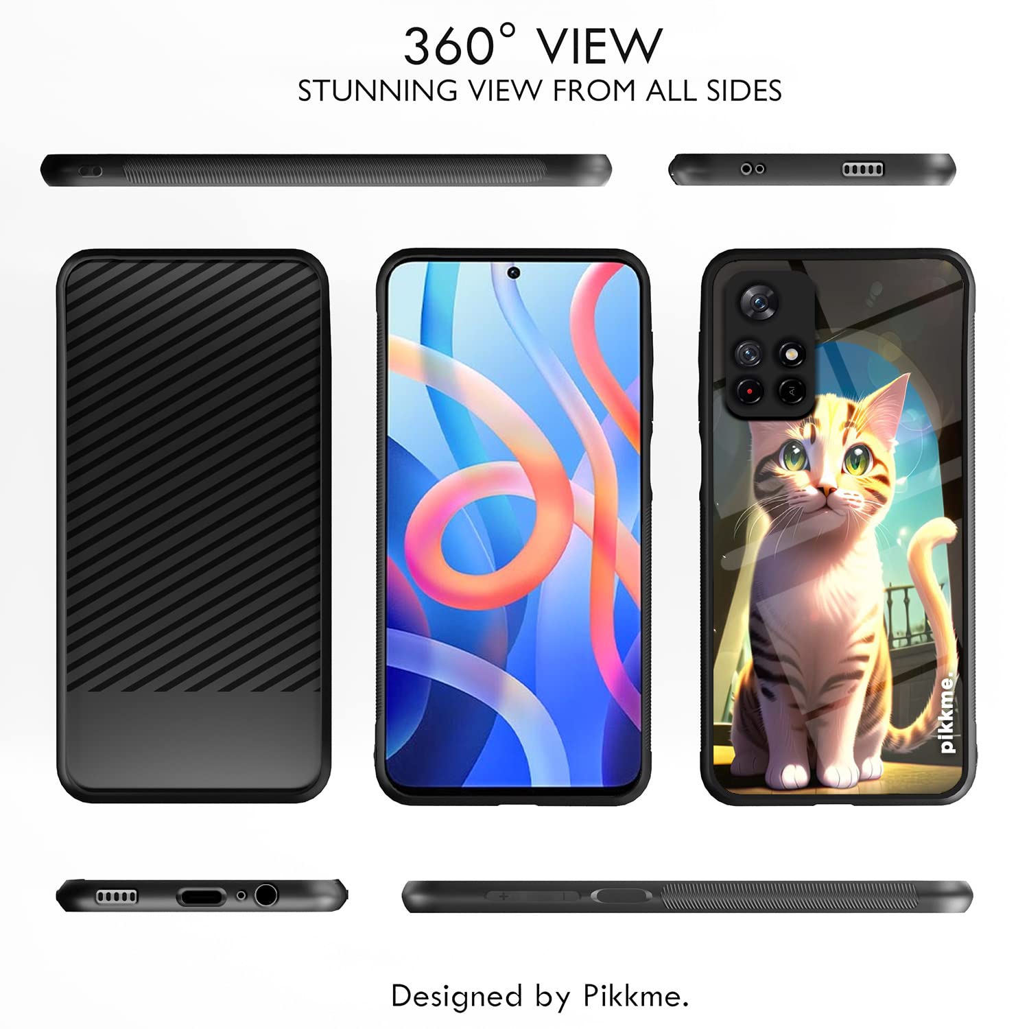 Pikkme Cat phone cover for Redmi Note 11T/Poco M4 Pro 5G – photo 2