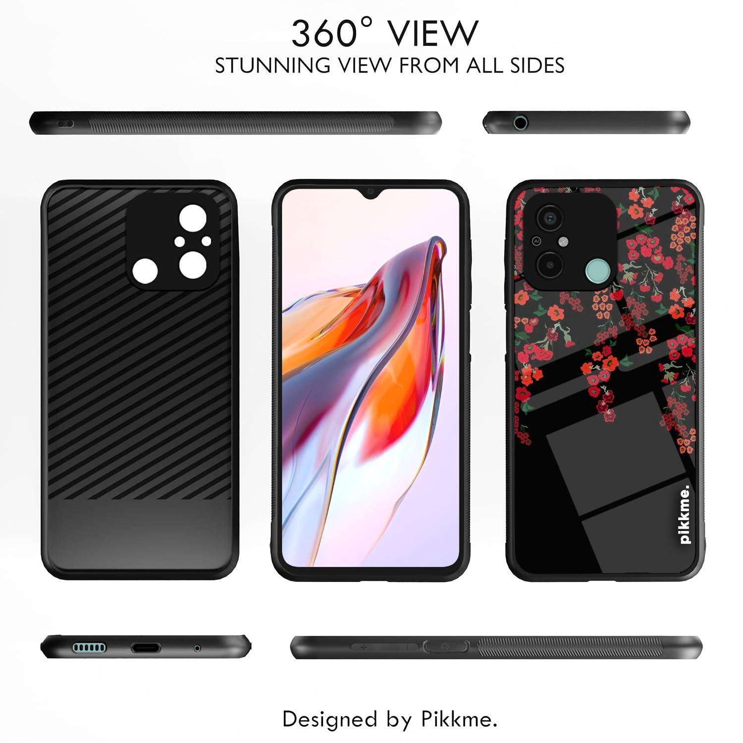 Pikkme Redmi 12C/Poco C55 Flower mobile back cover – photo 2