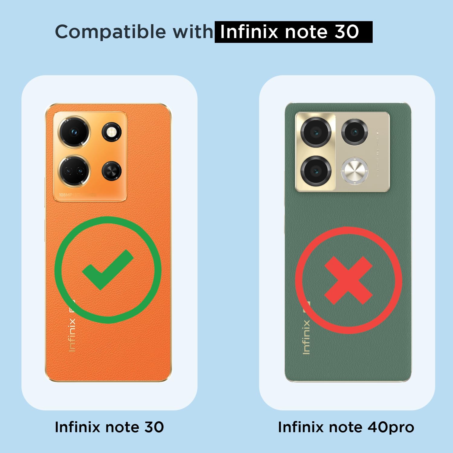 Transparent mag-safe MagSafe mobile back cover for Infinix Note 30 5G – Pikkme – photo 4